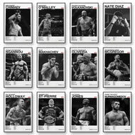 Boxing Fighting Star Canvas Wall Art Print Poster MMA Decorative Painting Home Decor Boxing Lover Gift Unframed
