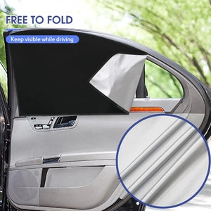 Double Sided Magnetic Car Sunshade Curtain Strong Sun Protection Summer Shade