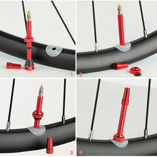 Load image into Gallery viewer, 2PCS Presta Nipple F/V Valves 44/60mm for Road Tubeless Carbon Rim Cycling DIY