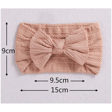 Load image into Gallery viewer, 3PCS Cute Bowknot Baby Headbands - Soft Elastic Turban for Newborn Girls, Kids Hair Accessories