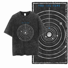 Load image into Gallery viewer, SA ASTRONAUT SPACE THEMES Printed Cotton Acid Washed Graphic Unisex T Shirt Cool Streetwear Men Tshirts Big Size Tee for men