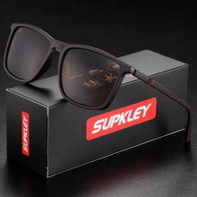Load image into Gallery viewer, SUPKLEY Sports Sunglasses for Men Polarized Comfortable Wear Square Sun Glasses Male Light Weight Eyewear Accessory with Origina