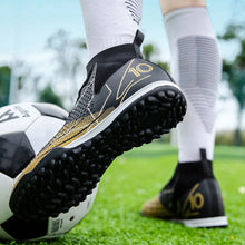 Load image into Gallery viewer, Short spike cleats new competition level football shoes for men and women universal professional game training sports shoes
