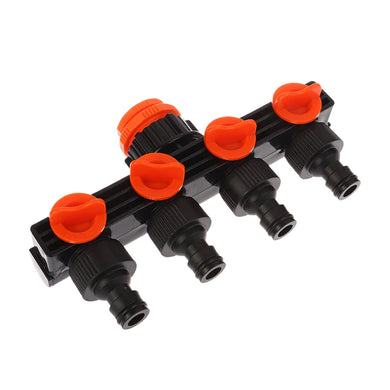 1 to 4 Way Valve Splitter Connector - 1/2” 3/4