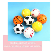 Load image into Gallery viewer, 4pcs Soft Sponge Sports Balls - Children&#39;s Basketball &amp; Football Toys