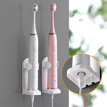 Load image into Gallery viewer, Adjustable Toothbrush Holder Electric Toothbrush Base Silicone Non-slip Wall Mount Brush Body Rack Adapt 99%
