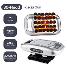 Load image into Gallery viewer, 30-Heads Body Massage Gun High-Frequency Vibration Fascia Gun Back Waist Thigh Massager Neck Shoulder Massager Muscle masajeador