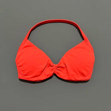 Load image into Gallery viewer, HISTELLO Strappy Bra Gym Top Women High Support Thin Strap Halter Sports Seamless Bras Scrunch Push-up Workout Yoga Tank Tops
