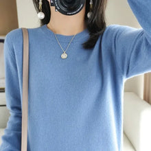 Load image into Gallery viewer, Women Sweater O-neck Autumn Winter BasicPullover Warm Casual Pulls Jumpers Korean FashionSpring Knitwear Bottoming Shirt 2023