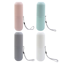 Load image into Gallery viewer, Portable Toothpaste Toothbrush Protect Holder Case Travel Camping Storage Box Protect Toothbrush Toothpaste from Dirt and Damage