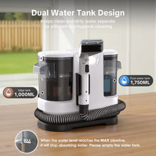 Load image into Gallery viewer, Lubluelu V8 800W Hot Water Carpet Cleaner  60°C Deep Clean Pet Stains 15kPa Strong Suction 5M Long Power Cord 1.75L Tank