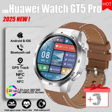 Load image into Gallery viewer, 2026 Watch 5 Pro GPS Track Compass Smart Watch Men 360*360 AMOLED Screen NFC BT Call Waterproof Health Monitor Man Smartwatches