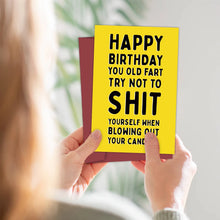 Load image into Gallery viewer, 1pcs, Funny Happy Birthday Card,Anniversary Year Old Card,Happy Birthday Card for Him Husband Boyfriend Girlfriend Wife Her