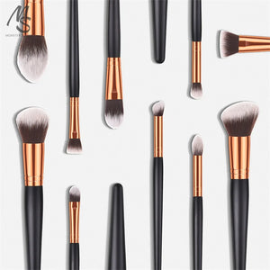 European Brush Set! 10 Pcs, Face & Eyes, Travel