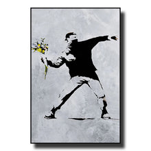 Load image into Gallery viewer, Banksy Street Graffiti Decorative Canvas Painting Art Poster Abstract Figure Mural Room Wall Decoration Prints