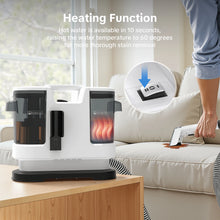 Load image into Gallery viewer, Lubluelu V8 800W Hot Water Carpet Cleaner  60°C Deep Clean Pet Stains 15kPa Strong Suction 5M Long Power Cord 1.75L Tank