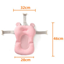 Load image into Gallery viewer, Portable Baby Bathtub Pad - Adjustable, Foldable, and Cushioned Infant Bath Support