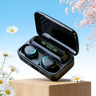 New Bluetooth Headphones 9D Stereo High Bass Sport Earphones Handfree Touch Control Tws Wireless Earbuds Waterproof Headset