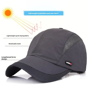 Quick Dry Mesh Cap  Hiking, Fishing, Sun Protection