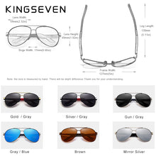 Load image into Gallery viewer, KingSeven Vintage Polarized Sunglasses UV400 Men&#39;s Driving Shades