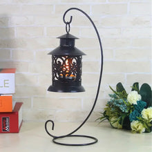 Load image into Gallery viewer, Household Hot Sale 23CM Iron Holder Hanging Candlestick Glass Ball Basket Light Lantern Stand Small Objects Decoration