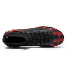 Load image into Gallery viewer, Men's Sports IC Indoor Flat Bottomed Football Shoes Adult High-Tops Wear Resisting Training Shoes Teenagers Non Slip Shoes