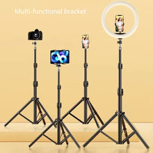 Load image into Gallery viewer, Mobile phone live support photo tripod multi-functional video recording selfie landing tripod