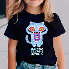 Load image into Gallery viewer, Kpop Demon Hunters Children's T Shirt Short Sleeve T-shirt Cute Kpop Demon Hunters Tiger Harajuku Tshirt for Boys Girls