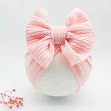 Load image into Gallery viewer, Cute Baby Turban Hat - Double Layer Big Bowknot Soft Warm Elastic Newborn Beanie