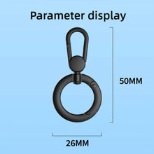 Load image into Gallery viewer, Metal Phone Lanyard Gasket Patch Rotatable Metal Buckle Hanging   Steel Clip Card Cord Tab Mobile Phone Accessories