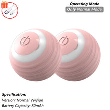 Load image into Gallery viewer, Dog Cat Interactive Ball Toy Automatic Rolling Ball Faux Tail Rechargeable Smart Pet Electric Toy Dog Cat Training Imitate Mouse