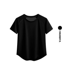 Load image into Gallery viewer, DRUR 2pcs Yoga Set Women Summer Sports Suit 2 Piece Sportswear Outfits Female Short Sleeve Fitness Tops Running Shorts Sets New