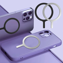 Load image into Gallery viewer, Sticker Ring Metal Plate for Magsafe Accessories Magnetic Mobile Phone Holder Car Wireless Charger Iron Sheet for Phone 14 15
