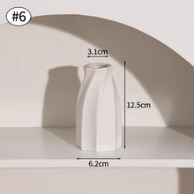 Load image into Gallery viewer, Ceramic Flower Vase Retro Table Decorative Vase Dried Flower Arrangement Pot Home Wedding Gifts Aesthetic Vase Desktop Ornament