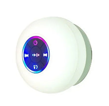 Load image into Gallery viewer, Mini Portable Bluetooth Audio IPX4 Waterproof Led Lights Bathroom Outdoor Large Suction Cup Can Be Adsorbed Wall Speaker