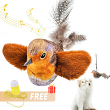 Load image into Gallery viewer, Dog Cat Interactive Ball Toy Automatic Rolling Ball Faux Tail Rechargeable Smart Pet Electric Toy Dog Cat Training Imitate Mouse