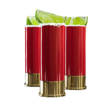 Load image into Gallery viewer, 4PCS 12 Gauge Shell Shot Glasses - Shotgun-Shaped Plastic Drinking Cup Set for Bar &amp; Hunting