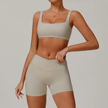Load image into Gallery viewer, 2 Pieces Yoga Set Workout Sets Women Tracksuit Gym Push Up Fitness Running Workout Clothes Sport Bra Leggings Suit Activewear