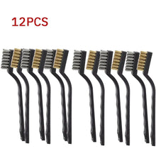 Load image into Gallery viewer, 6/12Pcs Industrial Wire Brush - Stainless Steel Copper Cleaning Tool Set