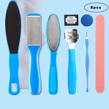 Load image into Gallery viewer, 8-Piece Foot Exfoliating Set - Heel Crackles Remover, Callus &amp; Foot Scrubbing Tools