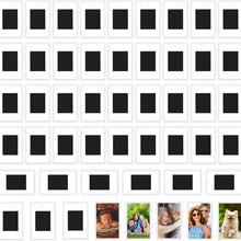 Load image into Gallery viewer, Small photo frame 12/20Pcs Blank Photo Frame Insert Fridge Magnets, Mini Magnetic Refrigerator Photo Picture Frames