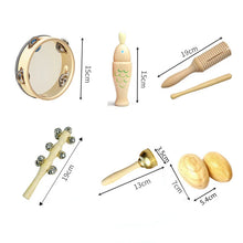 Load image into Gallery viewer, Toddler Wooden Percussion Instruments Educational Musical Toys Kids Baby Instrument