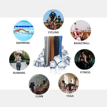 Load image into Gallery viewer, 30x100CM Breathable Cooling Towel Quick Dry Gym Yoga Running Camping Absorbent