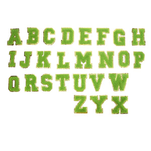 26 English Letter Embroidered Patches – DIY Alphabet Applique for Clothing & Bags