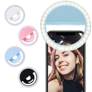 USB Charge Led Selfie Ring Light LED Selfie Fill Light Mobile Phone Live Broadcast Video LED Selfie Ring Lamp For All Smartphone
