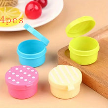 Load image into Gallery viewer, 4pcs Plastic Sauce Squeeze Bottle Mini Seasoning Box Salad Dressing Containers Outdoor Portable Barbecue Spice Jar Kitchen Tool
