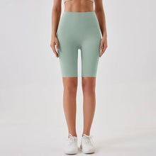 Load image into Gallery viewer, 2024 High-Waisted Buttock Lifting Yoga Shorts Summer Seamless Yoga Legging Shorts Outer Wear Tight Cycling Athletic Gym Shorts