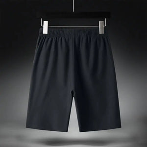 Men's Summer Silk Shorts - Quick Dry Loose Fit Lightweight Pants