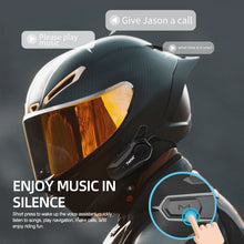 Load image into Gallery viewer, 1/2 X1 Bluetooth Motorcycle Helmet Intercom Headset For 2 Rider 1000M intercomunicador Moto Interphone Wireless Handsfree Call