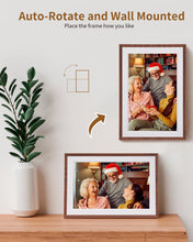Load image into Gallery viewer, Frameo 10.1 Inch Digital Picture Frame，WiFi Electronic Frame，1280 * 800IPS HD Cloud Smart Digital Photo Frame,32GB Storage, Wall